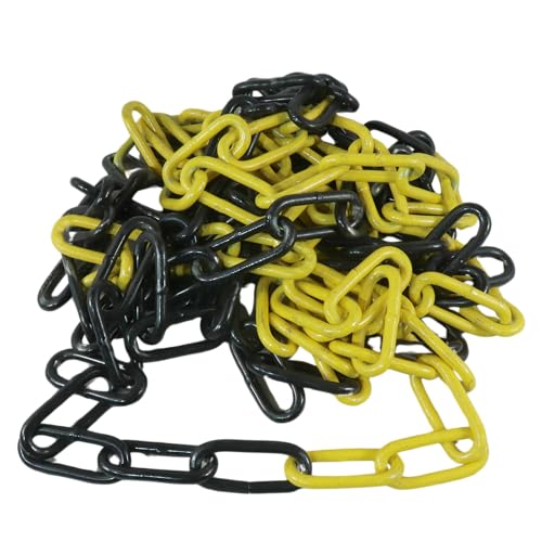 Dörner + Helmer Absperrkette, 6mm Dicke, 5m Länge, Verzinkter Stahl, Absperrung, Polybeutel, Langgliedrig, Schwarz/Gelb Dörner + Helmer Absperrkette, 6mm Dicke, 5m Länge, Verzinkter Stahl, Absperrung, Polybeutel, Langgliedrig, Schwarz/Gelb von Dörner + Helmer