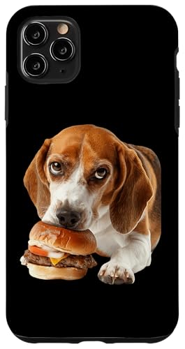 Hülle für iPhone 11 Pro Max Beagle-Burger von Dog Burger Design