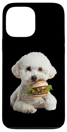 Hülle für iPhone 13 Pro Max Bichon Frisé-Burger von Dog Burger Design