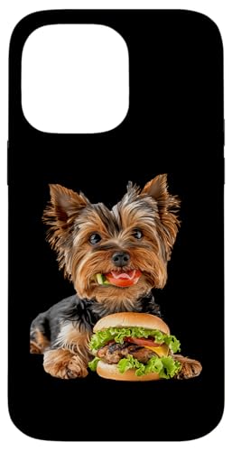 Hülle für iPhone 14 Pro Max Yorkshire-Terrier-Burger von Dog Burger Design