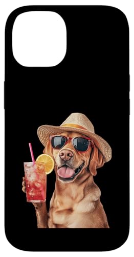 Labrador Retriever Cocktail Hülle für iPhone 14 von Dog Cocktails Design