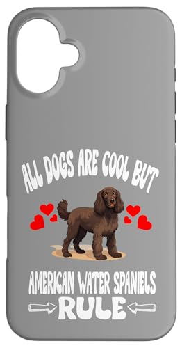 Alle Hunde sind cool, aber Wasserspaniels herrschen Hülle für iPhone 16 Plus von Dog Pets