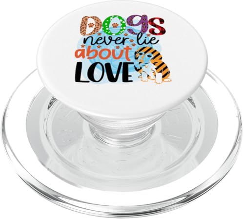 Hunde lügen nie über Liebe, meine Hunde sind meine Valentinstagsgrüße PopSockets PopGrip für MagSafe von Dog Shopp