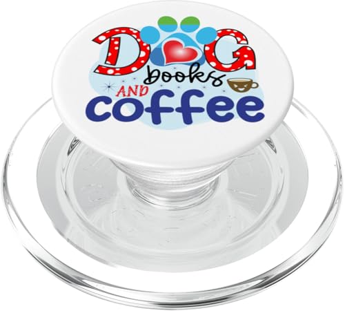 Hundebücher und Kaffee Welpe Hundeliebhaber Hund Mama Papa Spaß PopSockets PopGrip für MagSafe von Dog Shopp