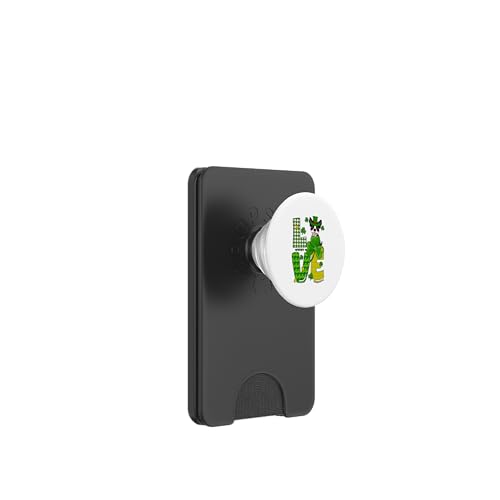 Love St. Patrick's Day Boston Terrier Kleeblätter Lustiger Besitzer PopSockets PopWallet für MagSafe von Dog St. Patrick's Day Costume