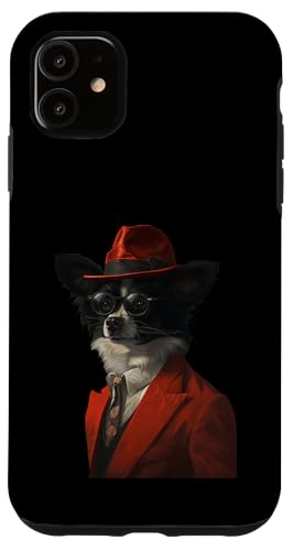 Hülle für iPhone 11 Papillon Hundeanzug von Dog Suit Design