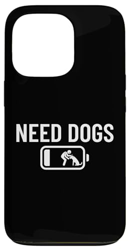 Hülle für iPhone 13 Pro Dog Lover Low Battery Need Dogs Lustiger Hundetrainer von Dog Training Trainers Canine Behavior