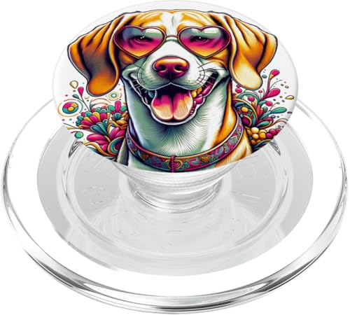 Harrier Dog St. Valentines Day Kunstwerk PopSockets PopGrip für MagSafe von Doggies Unlimited