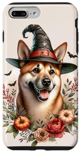 Hülle für iPhone 7 Plus/8 Plus Carolina Dog Halloween Aquarell Kunstwerk von Doggies Unlimited