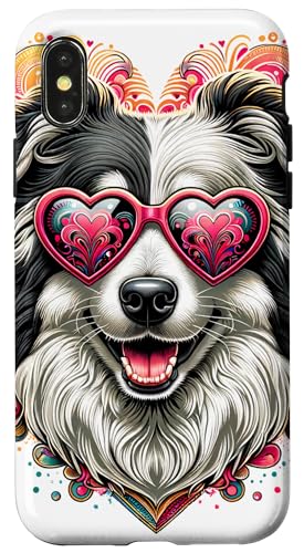 Hülle für iPhone X/XS Rumänischer Mioritischer Hund St. Valentinstag Kunstwerk von Doggies Unlimited