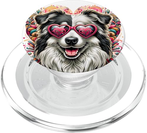 Rumänischer Mioritischer Hund St. Valentinstag Kunstwerk PopSockets PopGrip für MagSafe von Doggies Unlimited