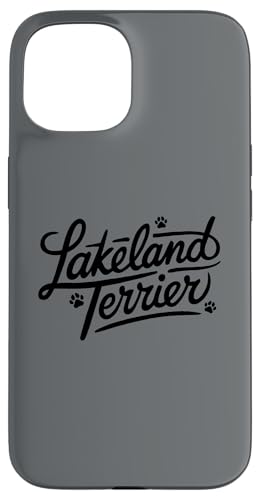 Hülle für iPhone 15 Lakeland Terrier Pfote für Hund, einfaches Design, Pfote für Mama und Papa von DogsLife4ever