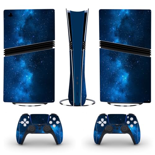 DolDer PS5 Pro Skin Sticker/Aufkleber Folie schützende Haut Schale für Sony PS5 Pro Konsole und 2 Dualshock Controller (0206) von DolDer