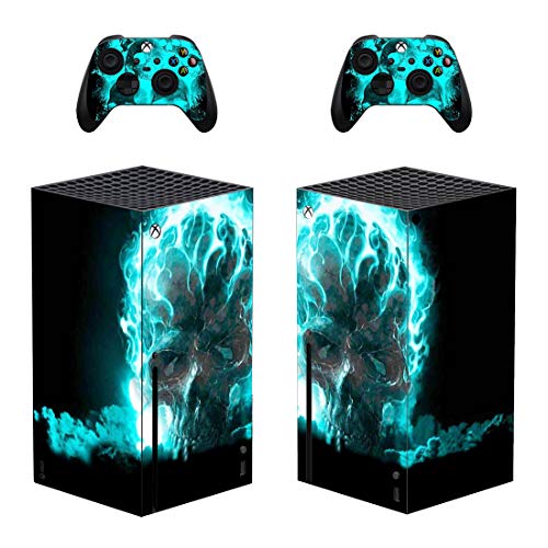 DolDer Skin Sticker/Aufkleber Folie schützende Haut Schale für Xbox Series X Konsole und 2 Dualshock Controller -0399 von DolDer