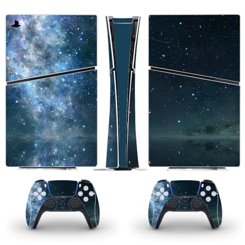 DolDer Skin Sticker für PS5 Slim Konsole Digital Edition,Aufkleber Vinyl-Skin Stickers Schutzfolie Folie für PS5 Slim Controller Digital Edition (D0066) von DolDer