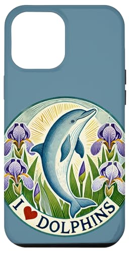 Hülle für iPhone 14 Pro Max I Love Delphins Art Beach von Dolphin Lovers Snugg