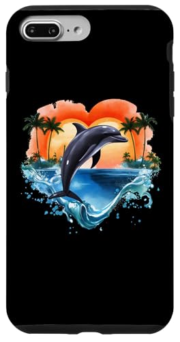 Hülle für iPhone 7 Plus/8 Plus Delphin Meerestier Ozean von Dolphins Animal Design Ideas