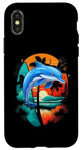 Hülle für iPhone X/XS Delphin Meerestier Ozean von Dolphins Animal Design Ideas