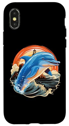 Hülle für iPhone X/XS Delphin Meerestier Ozean von Dolphins Animal Design Ideas