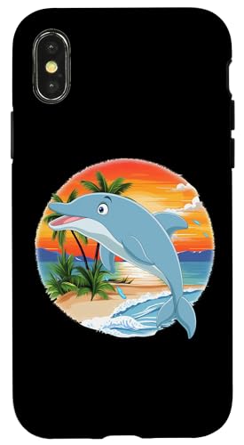 Hülle für iPhone X/XS Delphin Meerestier Ozean von Dolphins Animal Design Ideas