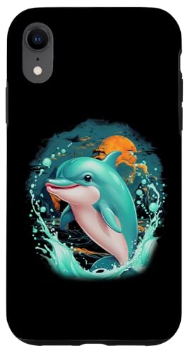 Hülle für iPhone XR Delphin Meerestier Ozean von Dolphins Animal Design Ideas