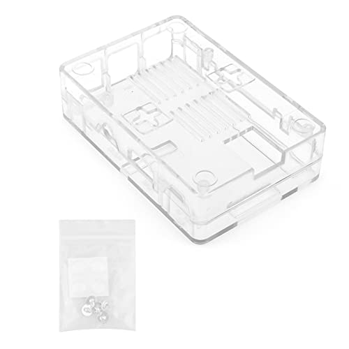 3B 3B+ Transparente Schutzhülle mit CPU-Lüfter, Wandmontage, ABS-Material von Domary