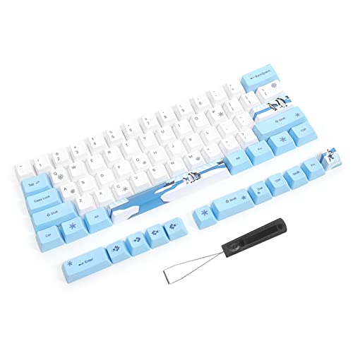 73PCs Sublimation PBT Tastenkappen Niedliches Muster Mechanische Tastatur Zubehör PC Teile (Domaryu5h43pozk6-14) von Domary