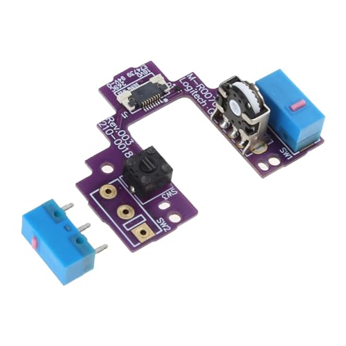 Domasvmd Silbernes Radtastenmodul, externes Tastenmodul, Mikroschalter, Tastenplatine für G Hot-Swap-fähiges kleines Board für GPW-Motherboard von Domasvmd