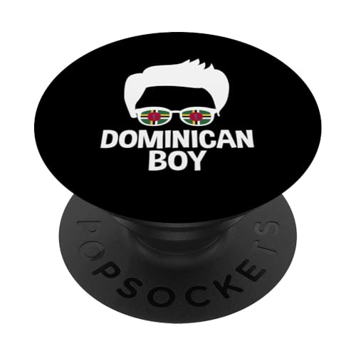 Dominica Boy Sonnenbrille Dominica Flag PopSockets Klebender PopGrip von Dominica Island Designs Dominican Flag Roots