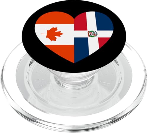 Canada and Dominican Republic Flags: Friendship and Pride PopSockets PopGrip für MagSafe von Dominican Republic Love Pride Merch