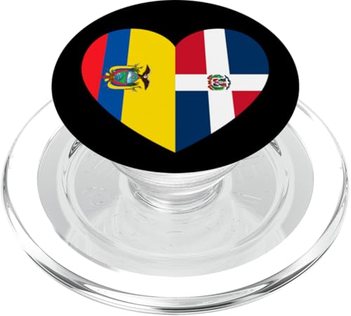 Ecuador and Dominican Republic Flags: Friendship and Pride PopSockets PopGrip für MagSafe von Dominican Republic Love Pride Merch