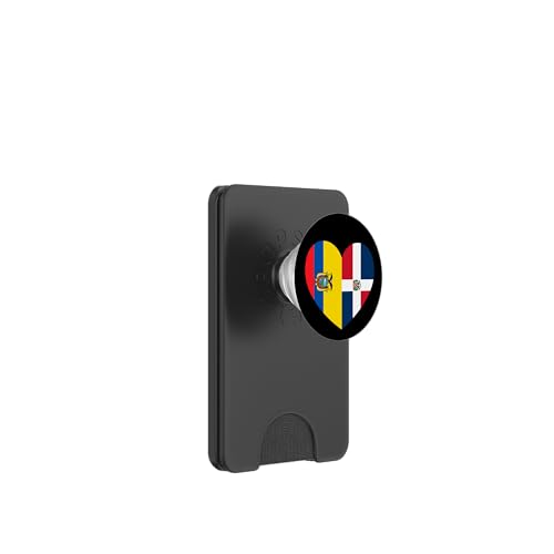 Ecuador and Dominican Republic Flags: Friendship and Pride PopSockets PopWallet für MagSafe von Dominican Republic Love Pride Merch