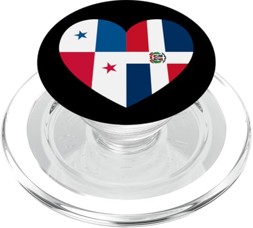 Panama and Dominican Republic Flags: Friendship and Pride PopSockets PopGrip für MagSafe von Dominican Republic Love Pride Merch