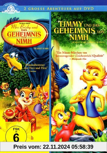 Mrs. Brisby und das Geheimnis von Nimh / Timmy und das Geheimnis von Nimh [2 DVDs] von Don Bluth