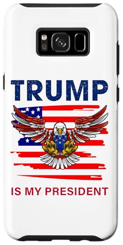 Hülle für Galaxy S8+ Trump 2024 Patriotische Männer & Frauen USA Flagge Rot Weiß & Blau von Donald Trump Gift Shop