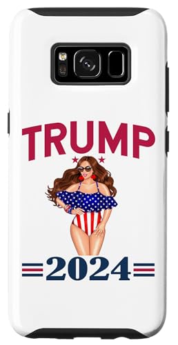 Hülle für Galaxy S8 Trump 2024 Patriotische Männer & Frauen USA Flagge Rot Weiß & Blau von Donald Trump Gift Shop