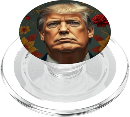 Donald Trump Jugendstil-Porträt PopSockets PopGrip für MagSafe von Donald Trump Portrait Art