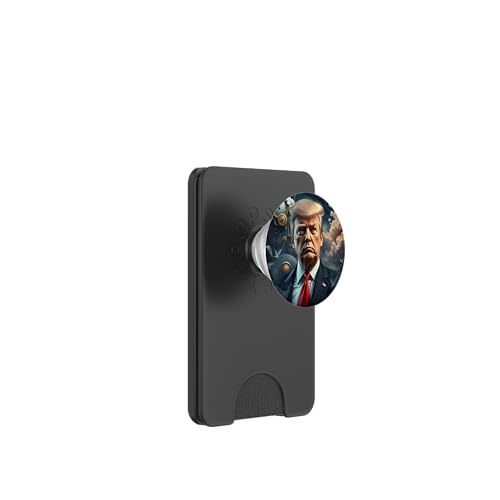 Donald Trump Surrealismus Kunstbewegung Portrait PopSockets PopWallet für MagSafe von Donald Trump Portrait Art