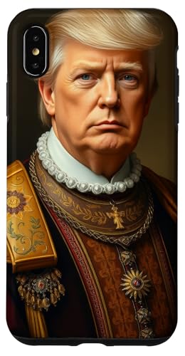 Porträt der Kunstbewegung der Renaissance von Donald Trump Hülle für iPhone XS Max von Donald Trump Portrait Art