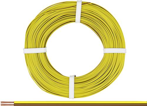 Donau Elektronik 225-380 Litze 2 x 0.25mm² Braun-Gelb 50m von Donau Elektronik