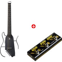 Donner HUSH-I Gitarre - Schwarz / Gitarre + JW Pedal von Donner