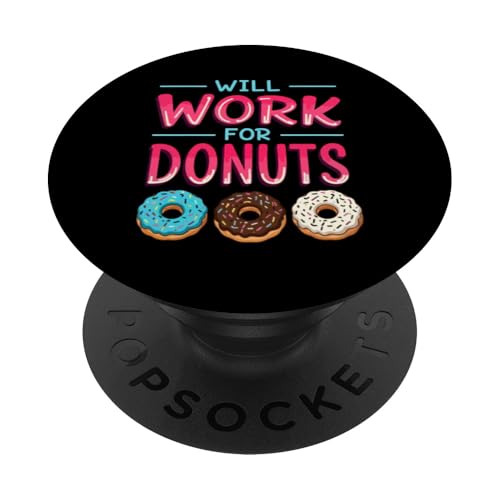 Lustiges Donut-Design für Männer und Frauen, Donut-Liebhaber, Donut PopSockets Klebender PopGrip von Donut Gift Doughnut Shirts Men Women Kids