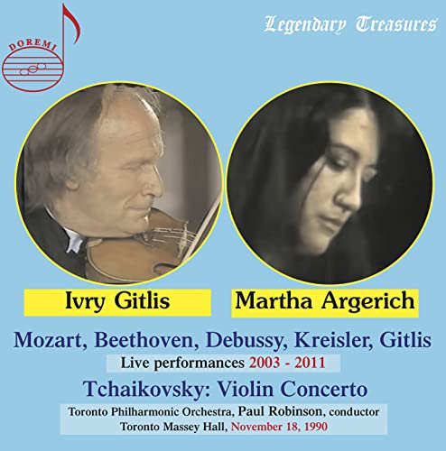 Martha Argerich & Ivry Gitlis Live von Doremi (Naxos Deutschland Musik & Video Vertriebs-)