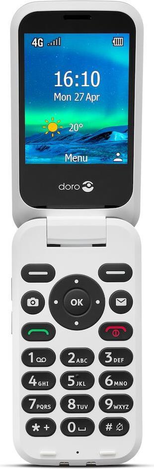 DORO 6820 - 4G Feature Phone - microSD slot - 320 x 240 Pixel - rear camera 2 MP - Schwarz, wei� (380496) von Doro