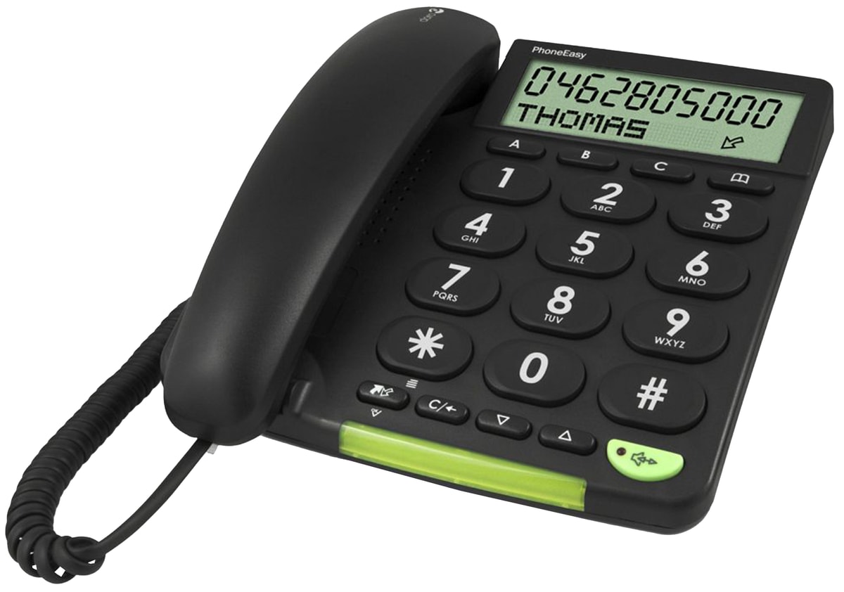 DORO Telefon PhoneEasy 312cs schwarz von Doro