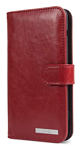 Doro Wallet Case für 8035 rot, 380242 von Doro