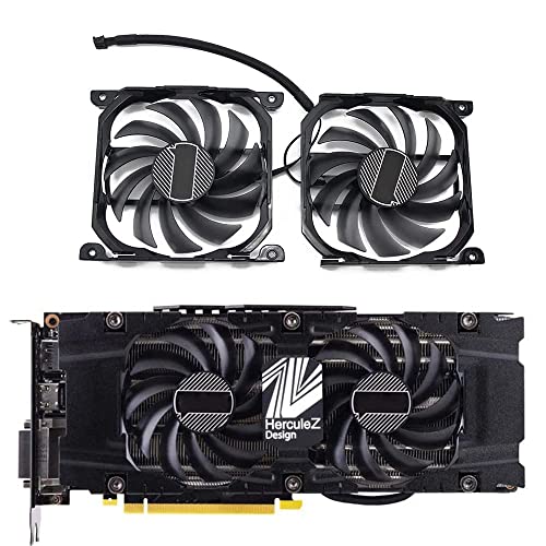 DOTODO 2 x CF-12915S P104-100 GPU Grafikkarten-Kühler Ersatz für Inno3D GTX 1070 1080 / GTX 1070 ti/GTX 1070 ti Grafikkarten-Kühler von Dotodo