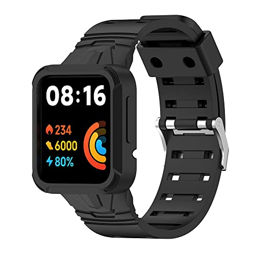 Dotoen Compatible With MI Watch Lite2, MI Watch lite1, for Redmi Watch 2 Lite, Redmi Watch Lite Replacement Strap (Schwarz) von Dotoen