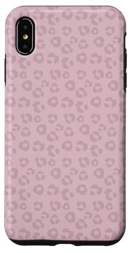 Hülle für iPhone XS Max Rosa Leopardenmuster, niedliches Mädchen, trendig, ästhetisch von Dotted Animal Print Pattern