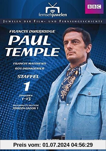 Francis Durbridge: Paul Temple - Staffel 1 - Die komplette ZDF-Fernseh-Saison 1 (Folgen 1-13 + Interview) - Fernsehjuwelen [4 DVDs] von Douglas Camfield